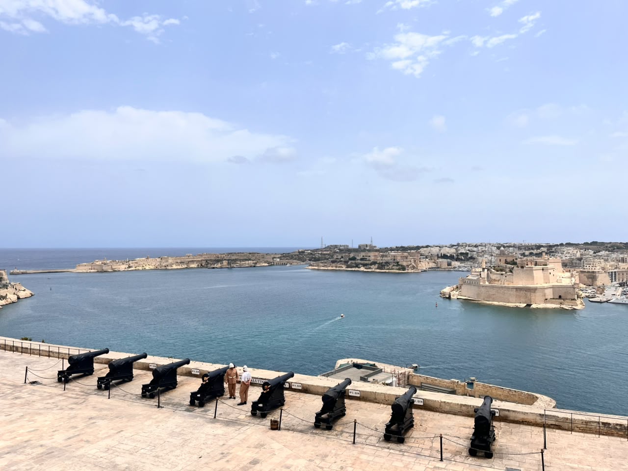 Vue sur le Grand Harbour de Malte
